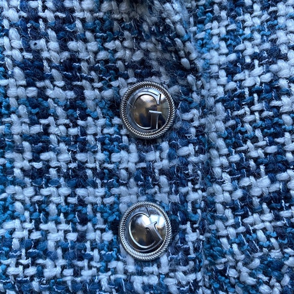 GUESS Christy peplum tweed Blazer XS BNWT - Picture 10 of 13